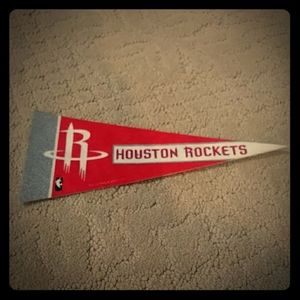 Houston Rockets NBA pennant 4" X 9" inch